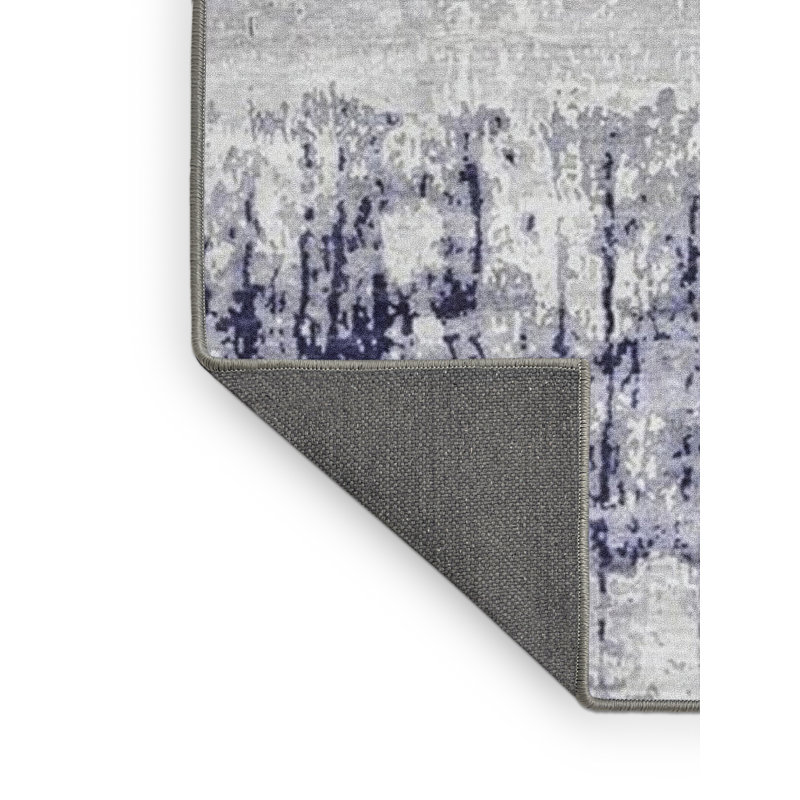 Tapis oriental gris / bleu marine, Rectangle 8 pi x 12 pi