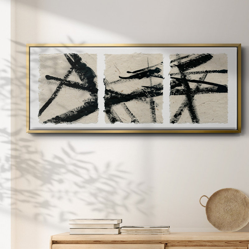 Got Our Lines Crossed - toile encadrée, H 8 po x l 20 po