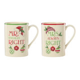 Mr. & Mrs. Mugs, Set of 2