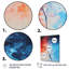 Feu et glace Tachisme arbre III - art mural tachisme-1962159970-2030533654