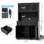 Armoire de rangement 71 po avec huche de cuisine-1246527282