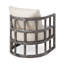 Fauteuil de 29 po de largeur en polyester-1546374532