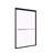 Semi-Frameless Double Sliding Shower Door, Bypass Shower Door, 1/4" (6Mm) Thick Tempered Glass Door