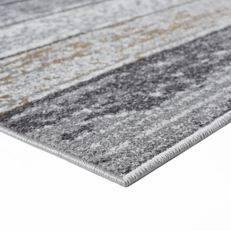 Tapis gris Jeremiah, Rectangle 8 pi x 10 pi