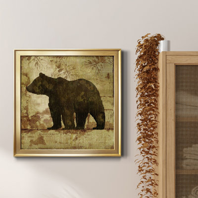 Country Bear - Reproduction d'art graphique sur toile encadrée