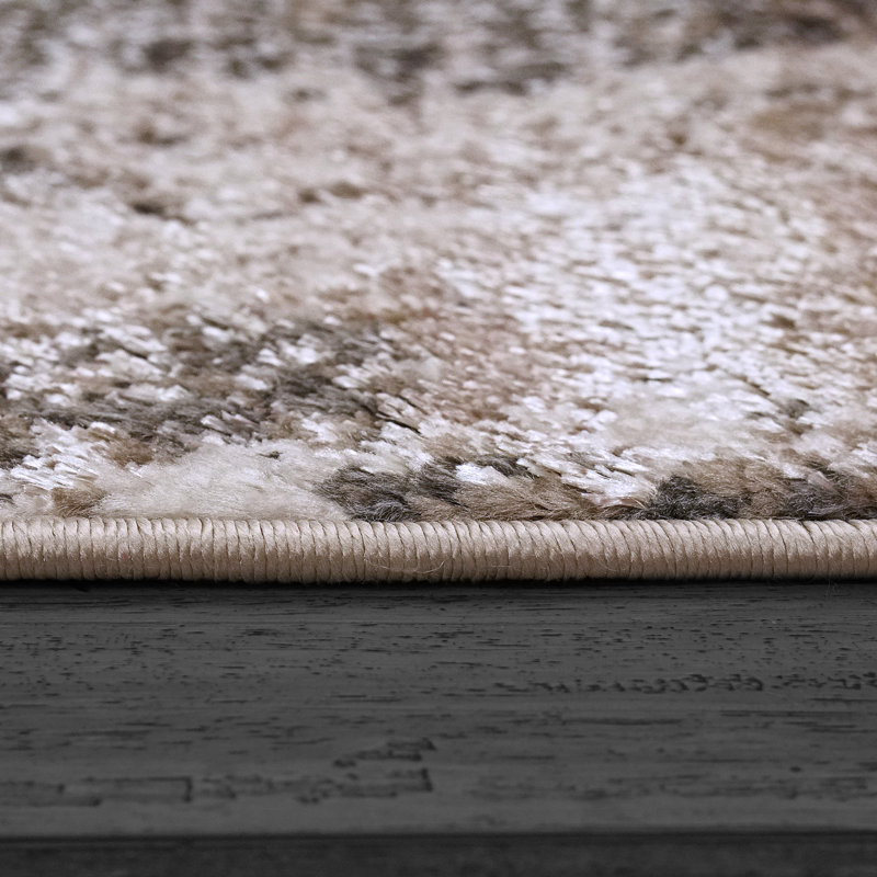 Abstract Indoor Rug, Rectangle 3'11" x 5'7"