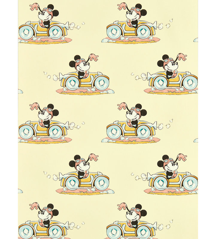 Minnie On the Move Wallpaper, Sherbet