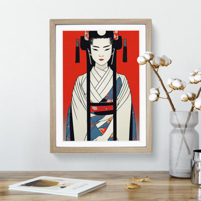 Awesome Geisha 1 Piece Single Picture Frame Painting