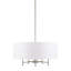 Lustre 5 lumières à abat-jour tambour-1086650873-1086650854