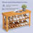 8 Pair Shoe Storage Bench, 3-Tier Bamboo Shoe Rack Bench-1804546286