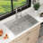 30" L x 22" W Drop-In Kitchen Sink Single Bowl 16 Guage SUS304 Topmount Stainless Steel Kitchen Sink