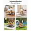 Lit surélevé pour chien pour grand lit portable Doggos Xl avec filet, structure renforcée en aluminium, espace de 49 x 33 po, outils robustes, surface de couchage, surface de couchage, 10 minutes