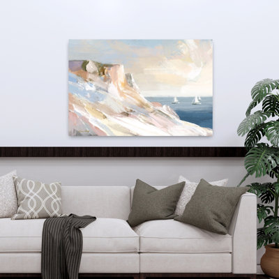 Art mural de paysage pacifique serein et paisible