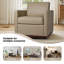 Fauteuil rembourré pivotant-1414379579