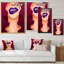 «Sensual Lips Of Glamour Woman Portrait» - œuvre d'art sur toile Glam-1822125537-1822125540