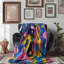 Abstract Fun - Couverture sherpa de qualité supérieure 1 pièce-99458479