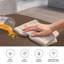 Pouf carré moderne Cupertino recouvert de cuir