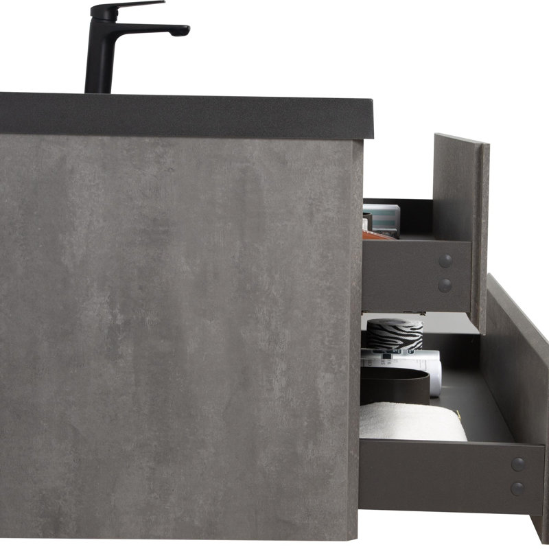 Bathroom Vanity with Resin Basin, 47.2