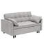 Causeuse modulaire avec lit escamotable 54,30 po Corduroy-1044410370