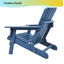 Chaise Adirondack pliante surdimensionnée en bois pour l'extérieur, chaise longue de patio - bois de pruche massif, capacité de 330 lb - dossier pré-assemblé-1287783463