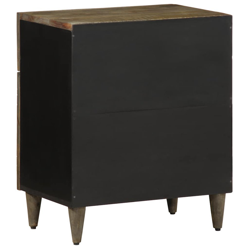 50cm W Metal Bedside Table