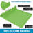 Zulay Kitchen Extra Large Silicone Utensil Rest With Drip Pad For Multiple Utensils - Light Green