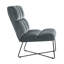 Chaise d'appoint en velours capitonné de 24 po Dehl-1082408244