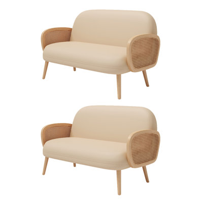 Faux Leather Upholstered Bench
