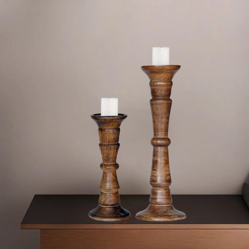 H 15 po, Brûlé moyen, 15" H x 4" W x 4" D