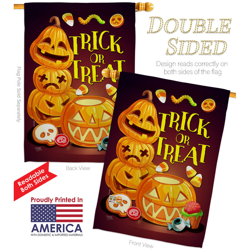 Drapeau de maison Spooky Sweet Halloween