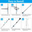 Stainless Steel Freestanding Bathroom Shelves