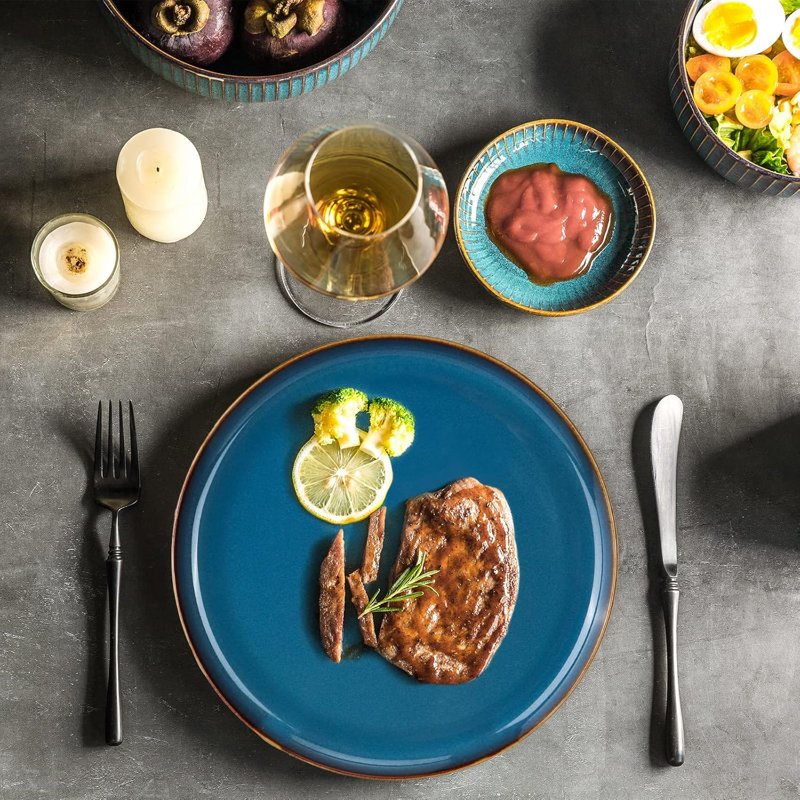 Ceramic Dinnerware - Service for 2