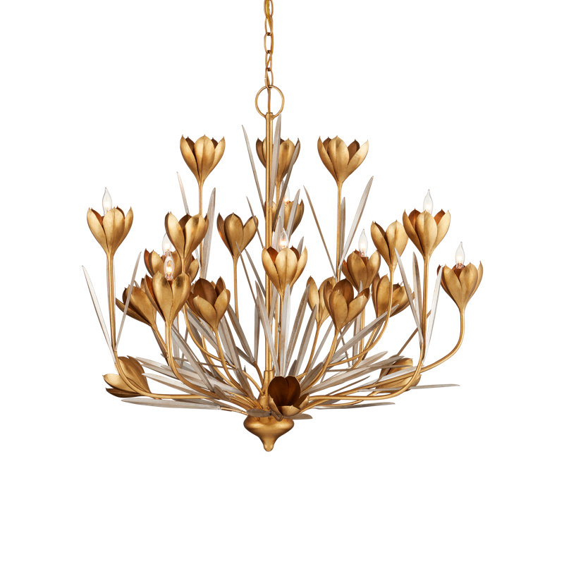 Hortensia 9 - Light Wrought Iron Chandelier