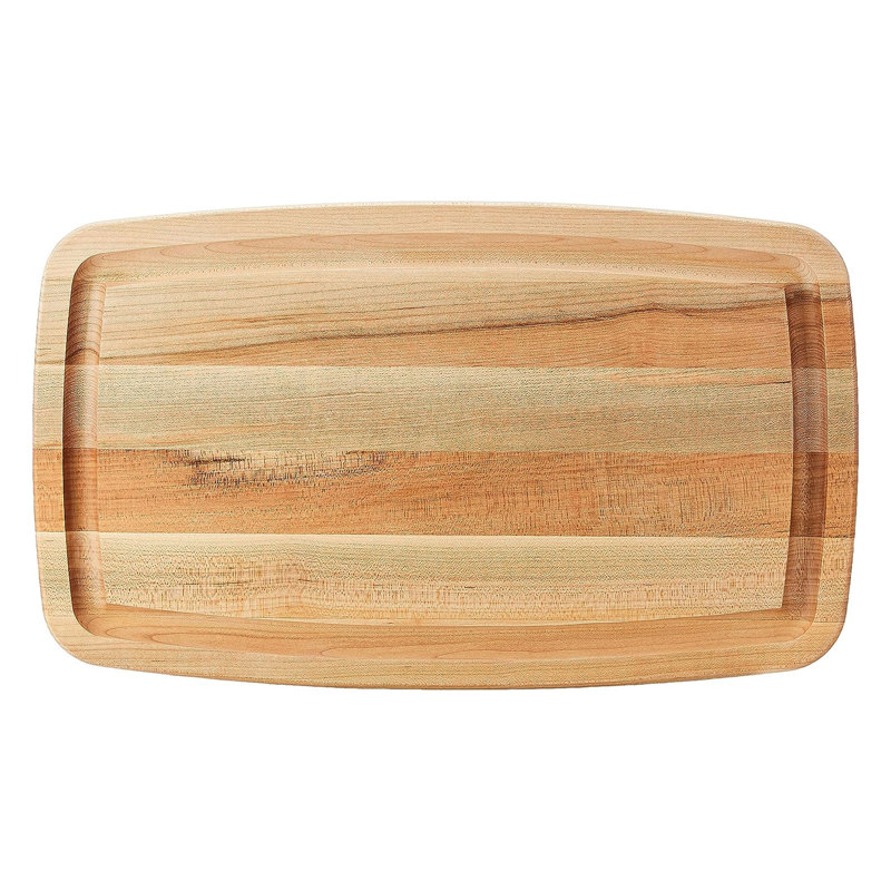 John Boos Maple Wood Reversible Cutting Board with Juice Groove