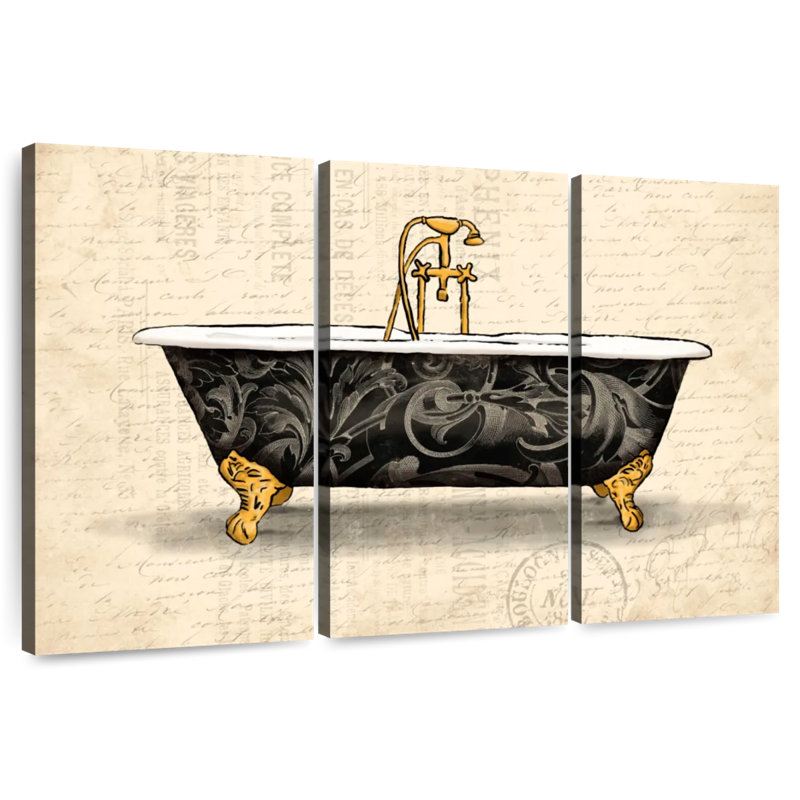 Bain crème Kerrick I, H 42 po x l 65 po