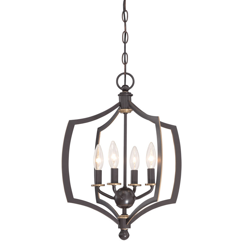 Bonhara 4 - Light Dimmable Lantern Geometric Chandelier