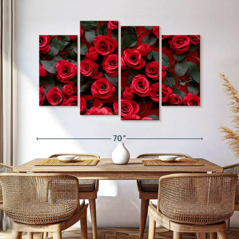 Roses rouges artificielles Harnek