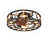 Stylish Comfort, Year-Round Savings: Low-Profile Farmhouse Ceiling Fan With Remote & 5 LED Bulbs