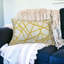 Housse de coussin réversible brodée
