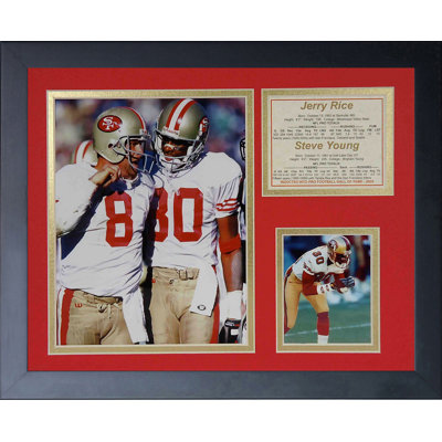 Memorabili à cadre de riz et jeunes cadres san francisco 49ers