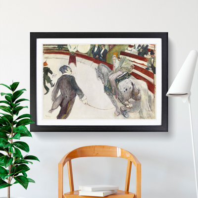 The Cirque Fernando by Henri de Toulouse-Lautrec - Picture Frame Painting