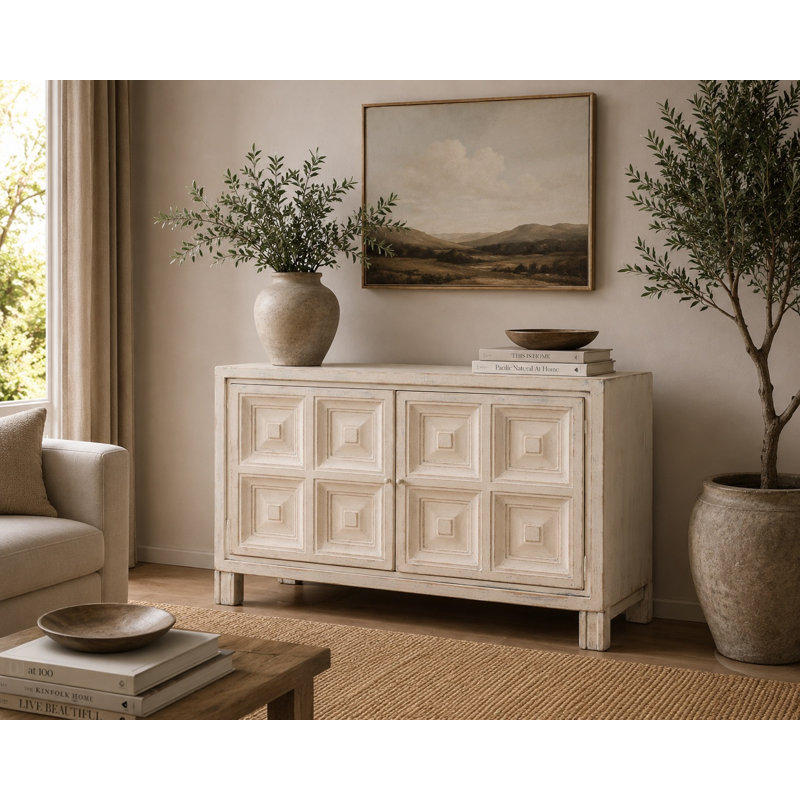 Vialli 51.97'' W Solid Wood Sideboard