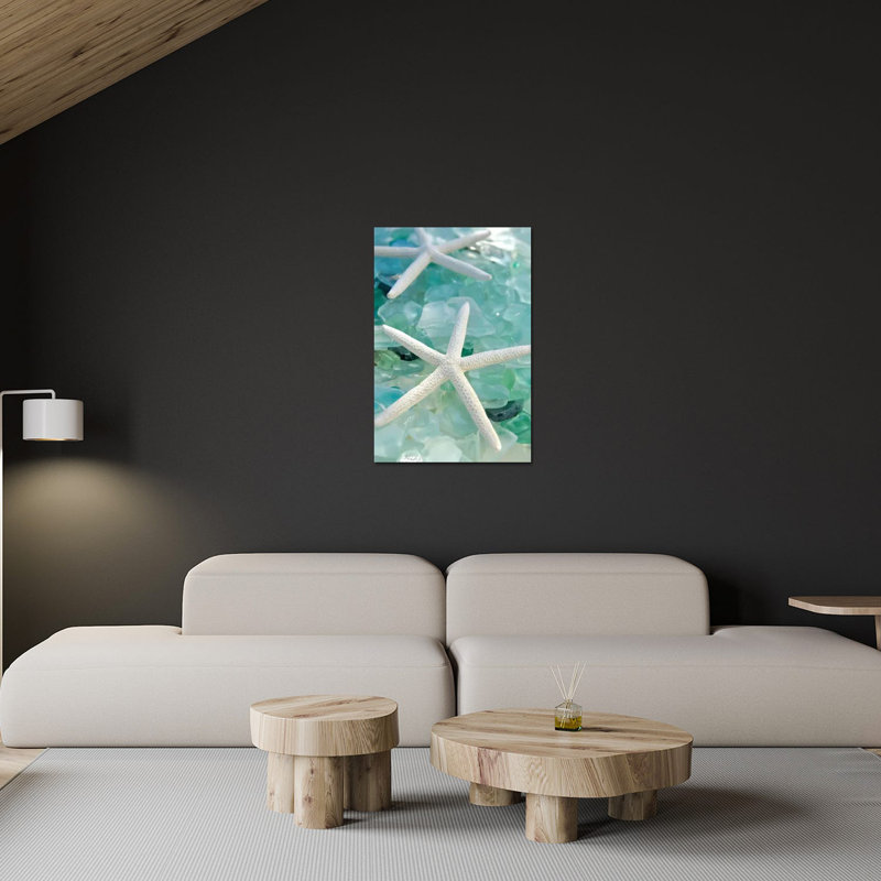 Verre de mer 1 impression sur verre acrylique, H 24 po x l 16 po x P 0,25 po