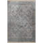 Tapis décoratif rétro à motif gris à motif traditionnel-1559801692