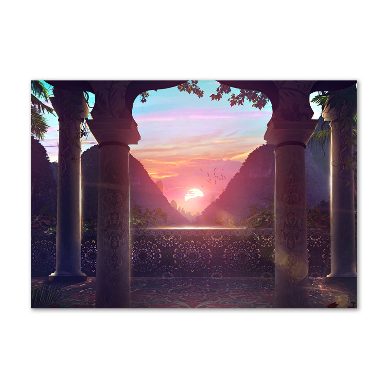 Architecture East - Wrapped Canvas Print