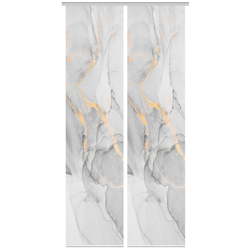 Peebles Semi Sheer Curtain Panel Pair, Grey