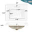 Single Bathroom Vanity with Ceramic Top-1491794037