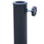 22.7kg Metal Free Standing Umbrella Base with Wheels