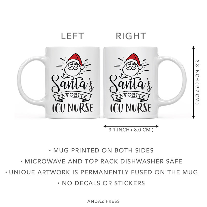 Tasse à café favorite ICU du père Noël