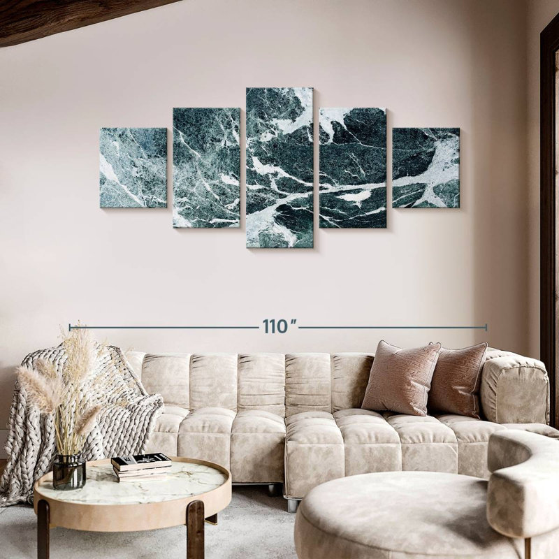 Marbre moderne Gleaves, H 42 po x l 92 po